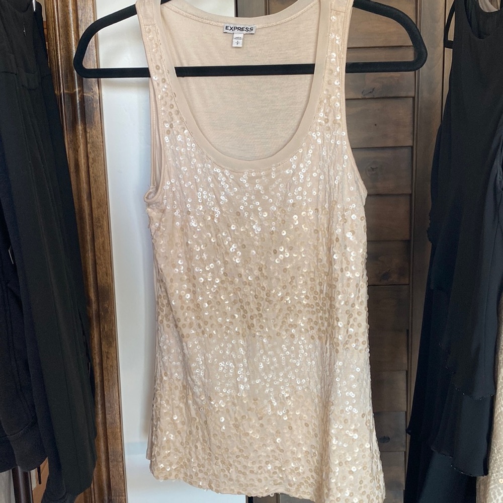 NWOT Express Sequin Top, Size S/P